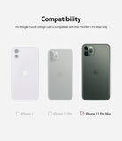 iPhone 11 Pro Max Case | Fusion Design - Compatibility chart showing iPhone 11, 11 Pro, and 11 Pro Max with a checkmark.