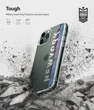 iPhone 11 Pro Max Case | Fusion Design - Clear phone case with New York skyline graphic, surrounded by debris.