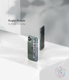 iPhone 11 Pro Max Case | Fusion Design - Clear phone case with New York skyline graphic on a white surface.