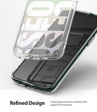 iPhone 11 Pro Max Case | Fusion Design - Clear protective phone case with a colorful graphic overlay and rugged TPU frame.