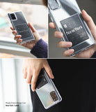 iPhone 11 Pro Max Case | Fusion Design - Clear phone case featuring a New York travel ticket graphic held in a hand.