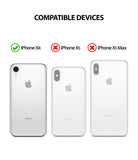 iPhone XR Case | Wave - Compatibility chart showing iPhone XR is supported, while iPhone XS and XS Max are not.