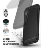 iPhone XR Case | Onyx - Black phone case with shock-absorbing bumper, military-grade drop protection, and raised bezel design.