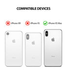 iPhone XS Max Case | Dual-X [DX] - Compatibility chart showing iPhone XR and XS marked with red X, and XS Max with green check.