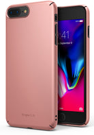 iPhone 8 Plus / 7 Plus Case | Slim - Rose gold slim phone case showing the back and front of an iPhone 8 Plus.