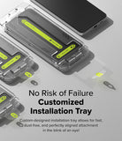 Galaxy S24 FE Screen Protector | Easy Slide Tempered Glass - Galaxy S24 FE Screen Protector - Easy Slide installation tray with numbered steps for precise screen protector alignment.