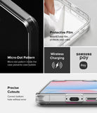 Galaxy S24 FE Case | Fusion - Features micro-dot pattern, protective film, wireless charging, and precise bottom cutouts.
