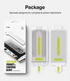 Galaxy S24 Ultra Screen Protector | Easy Slide Privacy Tempered Glass - Galaxy S24 Ultra Screen Protector - Retail box and two Easy Slide privacy tempered glass installation kits with guides.