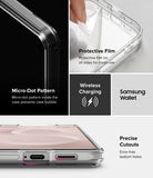 Galaxy S25 Edge Case | Fusion - Features micro-dot pattern, protective film, wireless charging, and precise bottom cutouts.