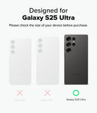 [Bundle] Galaxy S25 Ultra | Onyx Magnetic - Galaxy S25 Ultra - Comparison chart showing Galaxy S25, S25+, and S25 Ultra with a green checkmark for the S25 Ultra.