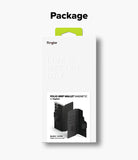 Galaxy S25 Ultra Cover | Folio Grip Wallet Magnetic - White retail packaging for a black magnetic folio wallet case.