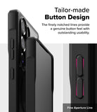 Galaxy S25 Ultra Case | Fusion Bold Magnetic - Close-up of phone case buttons with notched, textured side design.