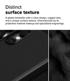 [Bundle] Galaxy S25 Ultra | Onyx Magnetic - Close-up of a black phone case with a rugged, textured surface and camera lens detail.