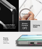 Galaxy S25 Case | Fusion Magnetic - Features protective film, micro-dot pattern, wireless charging, and precise cutouts.