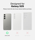 [Bundle] Galaxy S25 | Fusion Magnetic - Comparison of Galaxy S25, S25+, and S25 Ultra showing the S25 is the correct size.