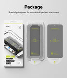 [Bundle] Galaxy S25 | Fusion Magnetic - Galaxy S25 | Fusion Magnetic - Ringke Easy Slide privacy tempered glass screen protector packaging and two installation trays.