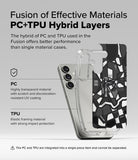 Galaxy S25 Plus Case | Fusion Design - Hybrid phone case with a Seoul map back and clear TPU frame on a smartphone.