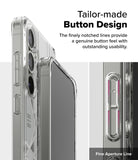 Galaxy S25 Plus Case | Fusion Design - Clear phone case showing detailed side buttons with notched, tactile design.