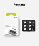 Galaxy S26 Ultra | Camera Lens Frame Glass - Ringke camera lens protector packaging and two black adhesive sheets.