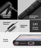 Galaxy S26 Ultra Case | Fusion-X Magnetic - Features strap hole, tactile buttons, magnets, wireless charging, and cutouts.