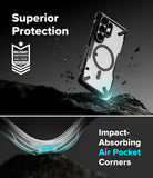 Galaxy S26 Ultra Case | Fusion-X Magnetic - Rugged phone case with magnetic ring, military-grade protection, and air-pocket corners.