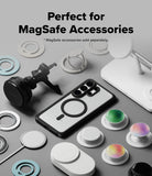 [Bundle] Galaxy S26 Ultra | Fusion Bold Magnetic - Galaxy S26 Ultra | Fusion Bold Magnetic - A phone case surrounded by various MagSafe accessories on a gray background.
