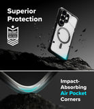Galaxy S26 Ultra Case | Fusion Bold Magnetic - Phone case with magnetic ring and air pocket corners on rocky terrain.
