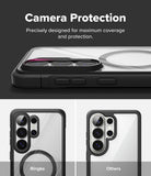 Galaxy S26 Ultra Case | Fusion Bold Magnetic - Comparison showing Ringke's protective camera bezel versus a standard case.