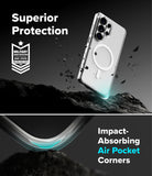 Galaxy S26 Ultra Case | Fusion Magnetic - Clear magnetic phone case with air pocket corners and military-grade protection.