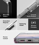 Galaxy S26 Ultra Case | Fusion Magnetic Matte - Features micro-dot pattern, tactile buttons, magnets, and precise cutouts.