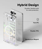 Galaxy S26 Ultra Case | Fusion Design Magnetic - Exploded view of clear phone case showing PC, TPU, and magnet layers.