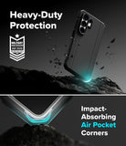 Galaxy S26 Ultra Case | Onyx α Magnetic - Black phone case with military-grade protection and air-cushioned corners.