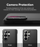 Galaxy S26 Ultra Case | Onyx α Magnetic - Comparison showing superior camera lens coverage on the Ringke case vs others.