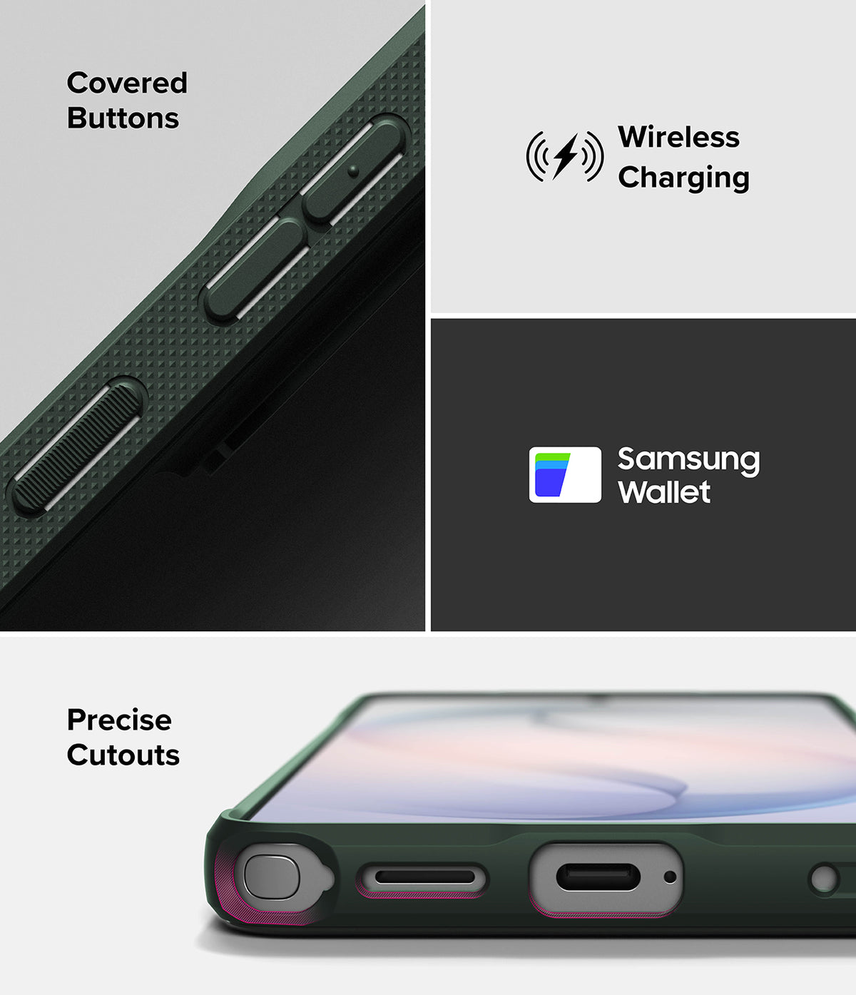 Galaxy S26 Ultra Case | Onyx - Features covered buttons, wireless charging, Samsung Wallet support, and precise cutouts.