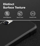 [Bundle] Galaxy S26 Ultra | Onyx Magnetic - Text highlighting anti-fingerprint, easy-clean, and premium TPU features of a black phone case.