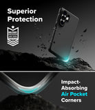 Galaxy S26 Ultra Case | Onyx Magnetic - Black phone case with military-grade protection and air-pocket corner detail.