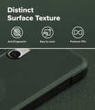 [Bundle] Galaxy S26 Ultra | Onyx Magnetic - Galaxy S26 Ultra | Onyx Magnetic - Dark green phone case with textured surface, highlighting anti-fingerprint and TPU features.