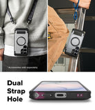 Galaxy S26 Ultra Case | UX Magnetic - Phone case with magnetic ring, strap attachments, and dual strap holes on the side.