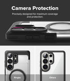 Galaxy S26 Ultra Case | UX Magnetic - Comparison showing Ringke case camera coverage versus a standard case.