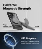 Galaxy S26 Ultra Case | UX Magnetic - A magnetic phone case holding firm while another falls, highlighting N52 magnet strength.