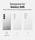 [Bundle] Galaxy S26 | Fusion Magnetic - Galaxy S26 | Fusion Magnetic - Comparison showing Galaxy S26 is the correct fit, while S26+ and S26 Ultra are incorrect.