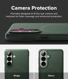 Galaxy S26 Case | Onyx Magnetic - Comparison showing superior camera lens coverage on the Ringke case versus others.