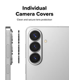 [Bundle] Galaxy S26 Plus | Fusion - Individual camera lens covers shown aligning with a silver smartphone camera array.