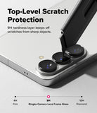 Galaxy S26 Plus / S26 | Camera Lens Frame Glass - A utility knife blade scrapes against a 9H hardness camera lens protector.