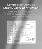 Screen and Lens Cleaning Wipes - Official safety test reports and quality certification documents for cleaning wipes.