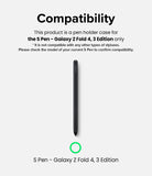 Galaxy S Pen (Fold Edition) Holder | Slim - Compatibility text and a black S Pen Fold Edition with a green checkmark.