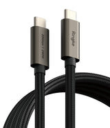 Ringke USB 3.2 Gen 2x2 USB-C Charging Cable - Two braided black USB-C connectors with 20Gbps/240W and Ringke branding.