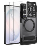[Bundle] Galaxy S26 Ultra | UX Magnetic - Phone case with magnetic ring, kickstand, and camera lens protector overlay.