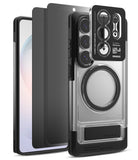 [Bundle] Galaxy S26 Ultra | UX Magnetic - Galaxy S26 Ultra | UX Magnetic - Clear magnetic phone case with camera lens protector and screen film for Galaxy S26 Ultra.