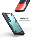 Mi 10 / 10 Pro Case | Fusion-X - Black rugged phone case with clear back and precise cutouts for camera and ports.